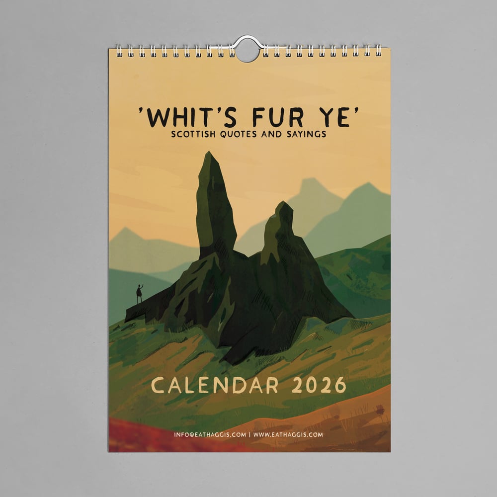 Scottish Quotes and Sayings Calendar 2026