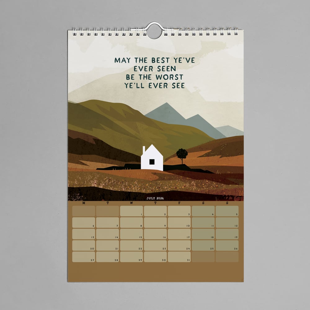 Scottish Quotes and Sayings Calendar 2026