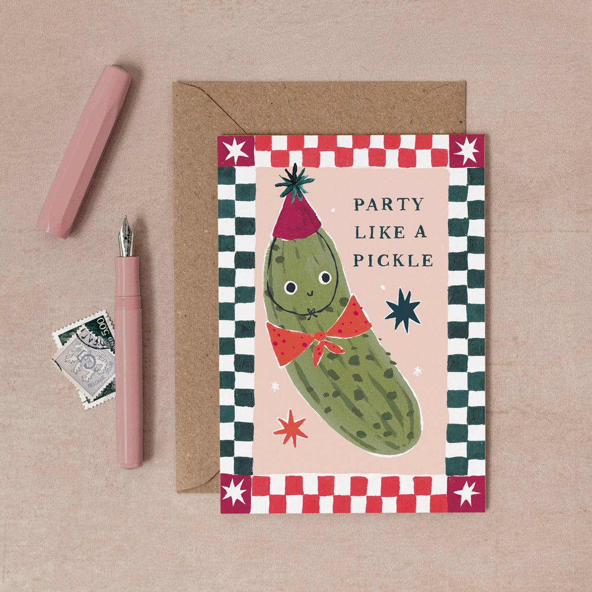 Party Like A Pickle Birthday Card