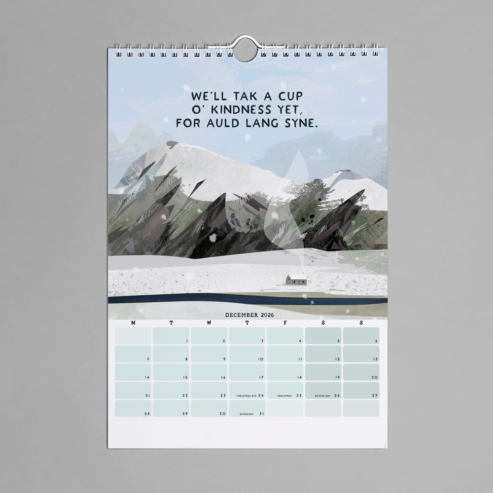 Scottish Quotes and Sayings Calendar 2026