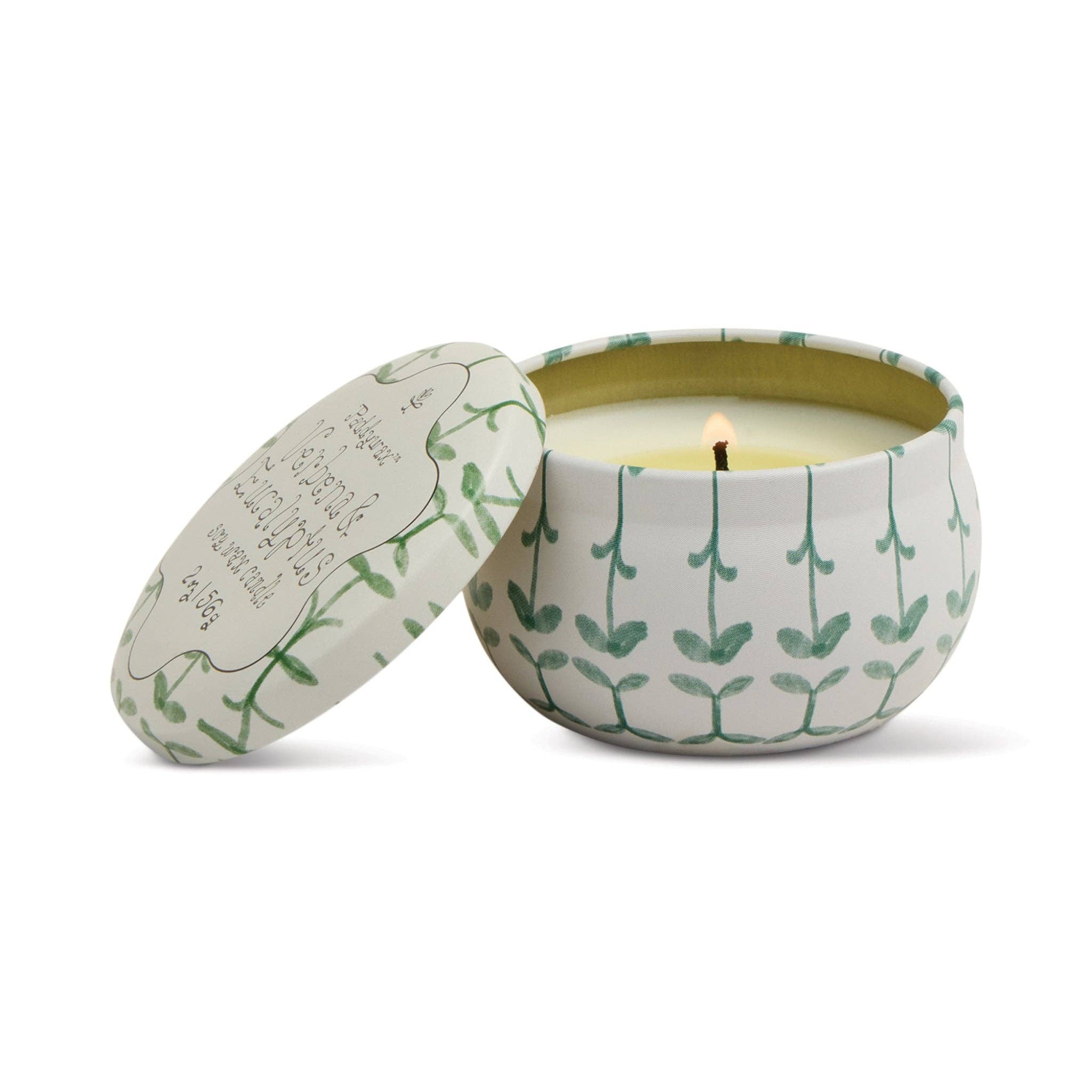 Tulip Tin Candle - Verbena & Lemongrass