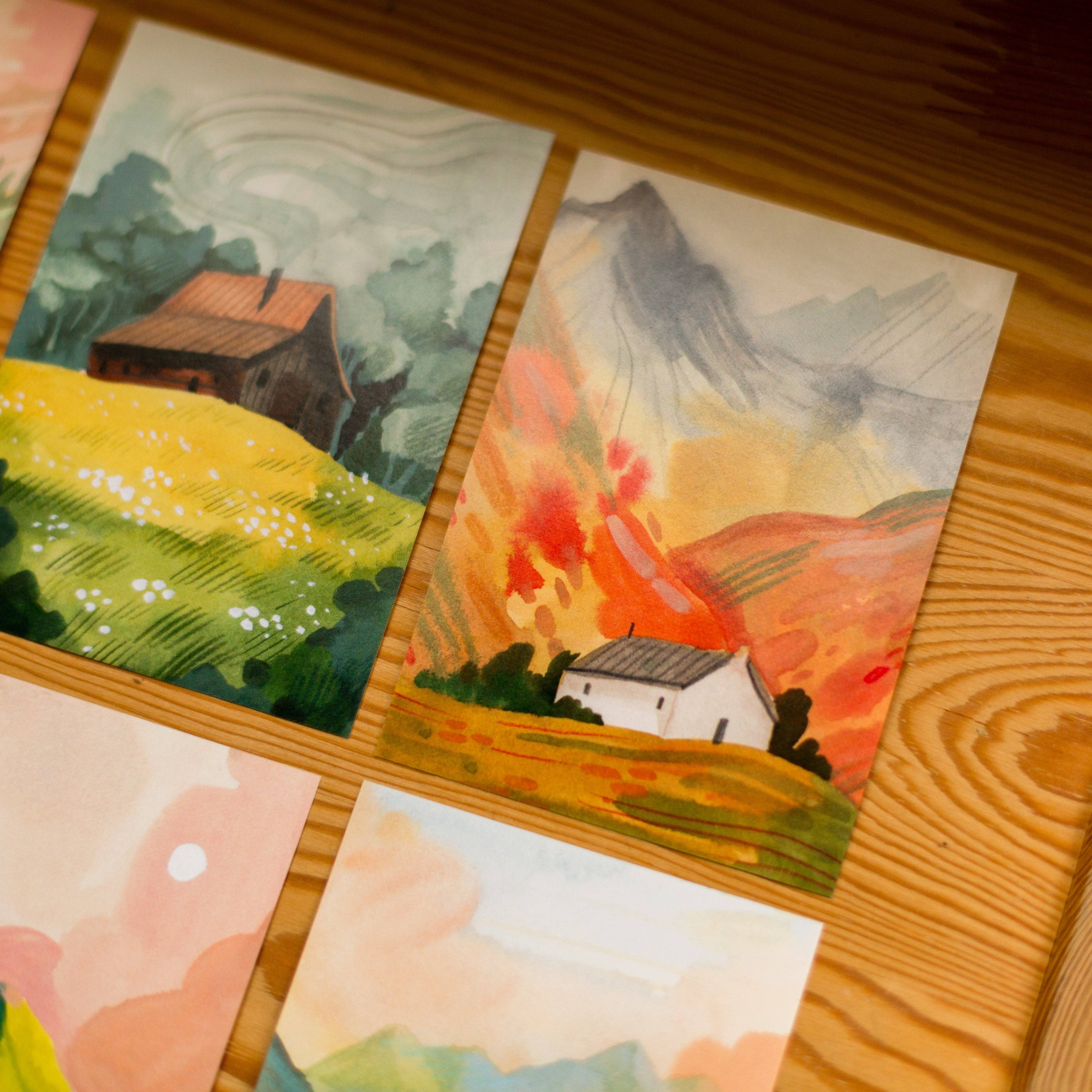 Landscapes Sticker Set