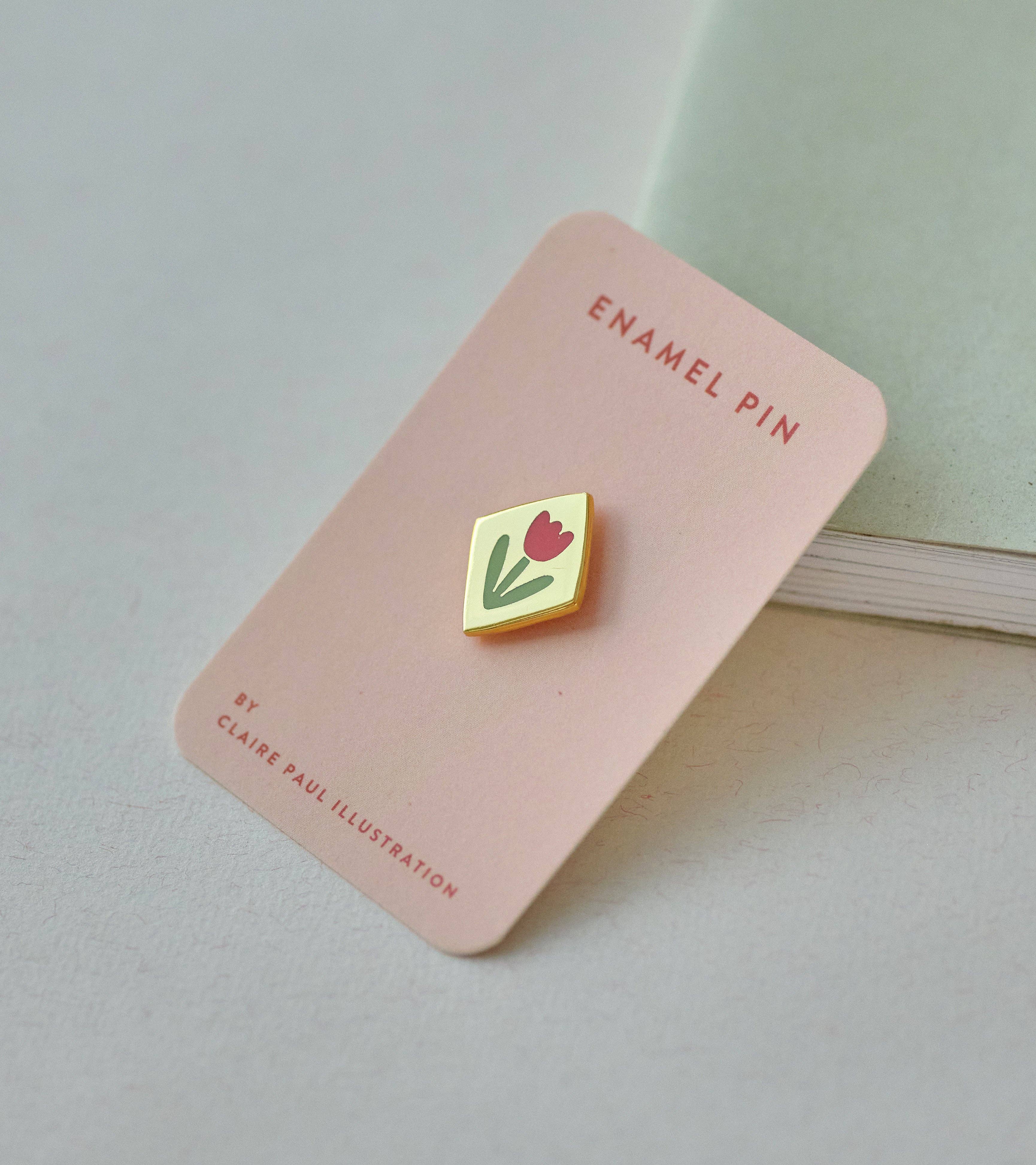 Tulip Flower Enamel Pin