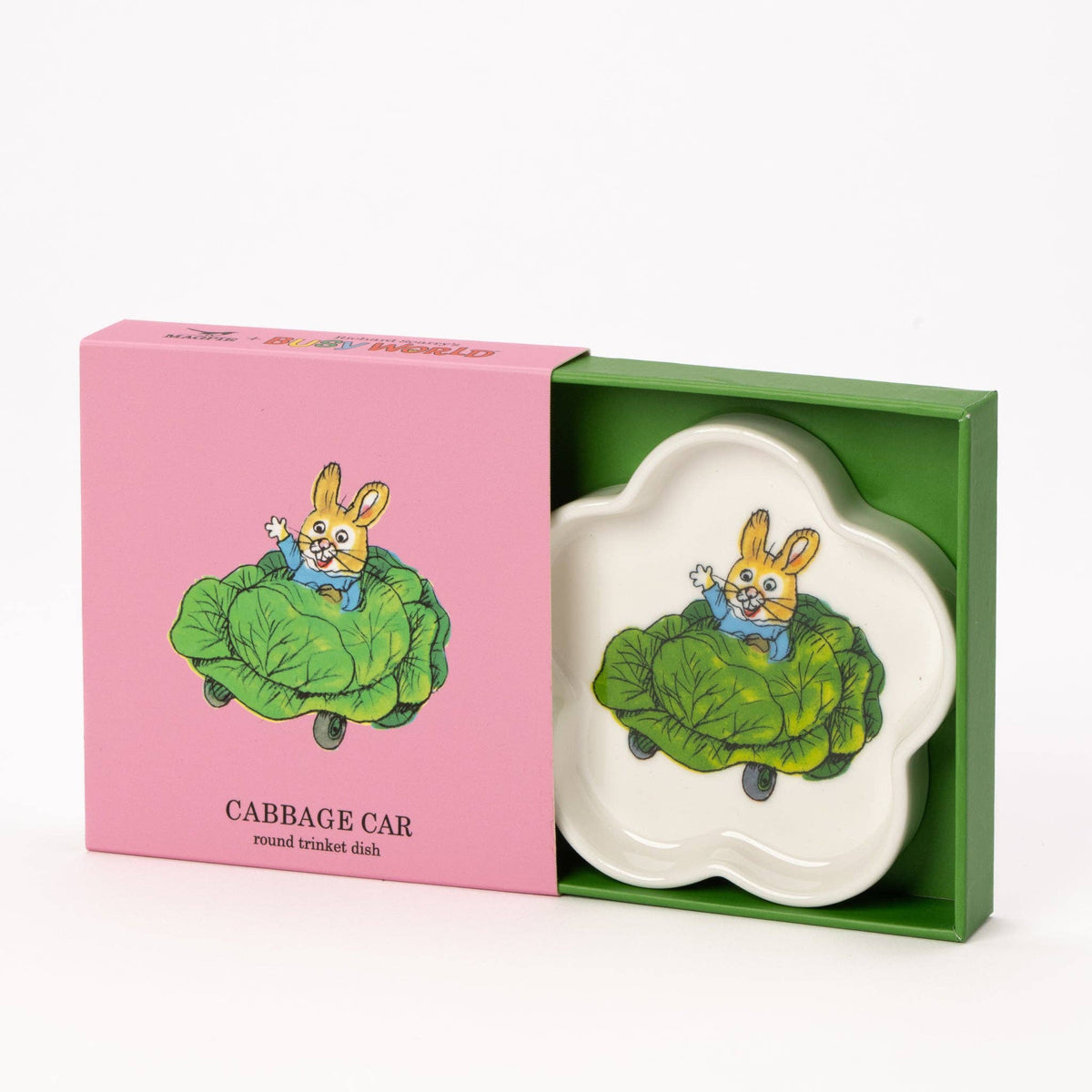 Richard Scarry Cabbage Car Flower Trinket Dish