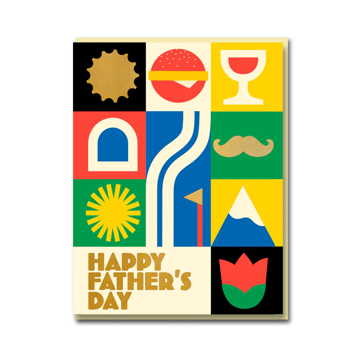 Grid Father's Day Card