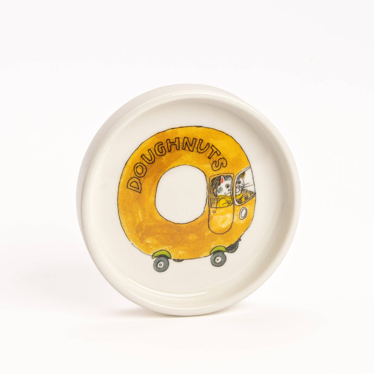 Richard Scarry Doughnut Car Round Trinket Dish