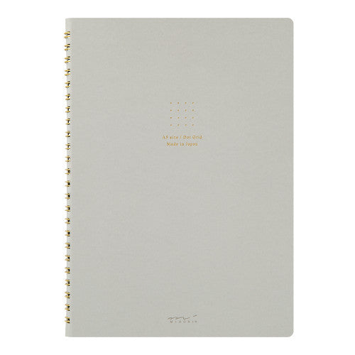 Ring Notebook Dot Grid A5 - Grey