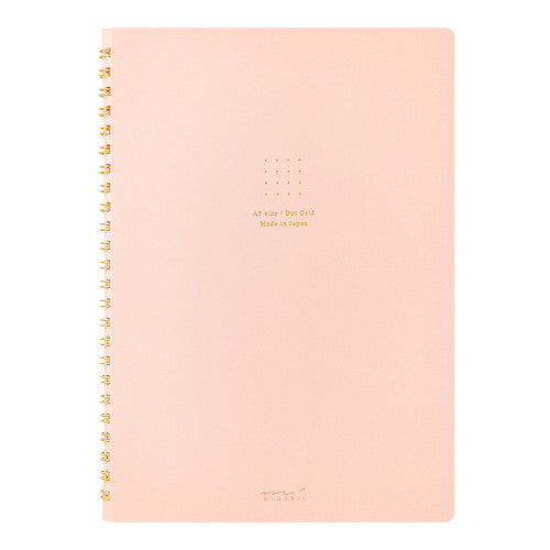 Ring Notebook Dot Grid A5 - Pink