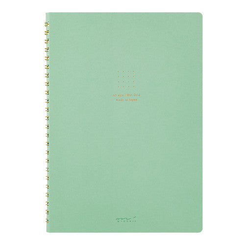 Ring Notebook Dot Grid A5 - Green