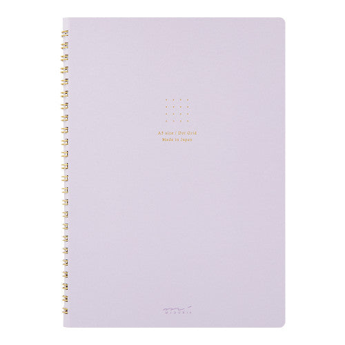 Ring Notebook Dot Grid A5 - Purple