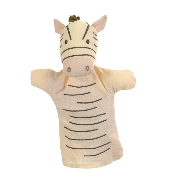 Les Petits Zebra Hand Puppet