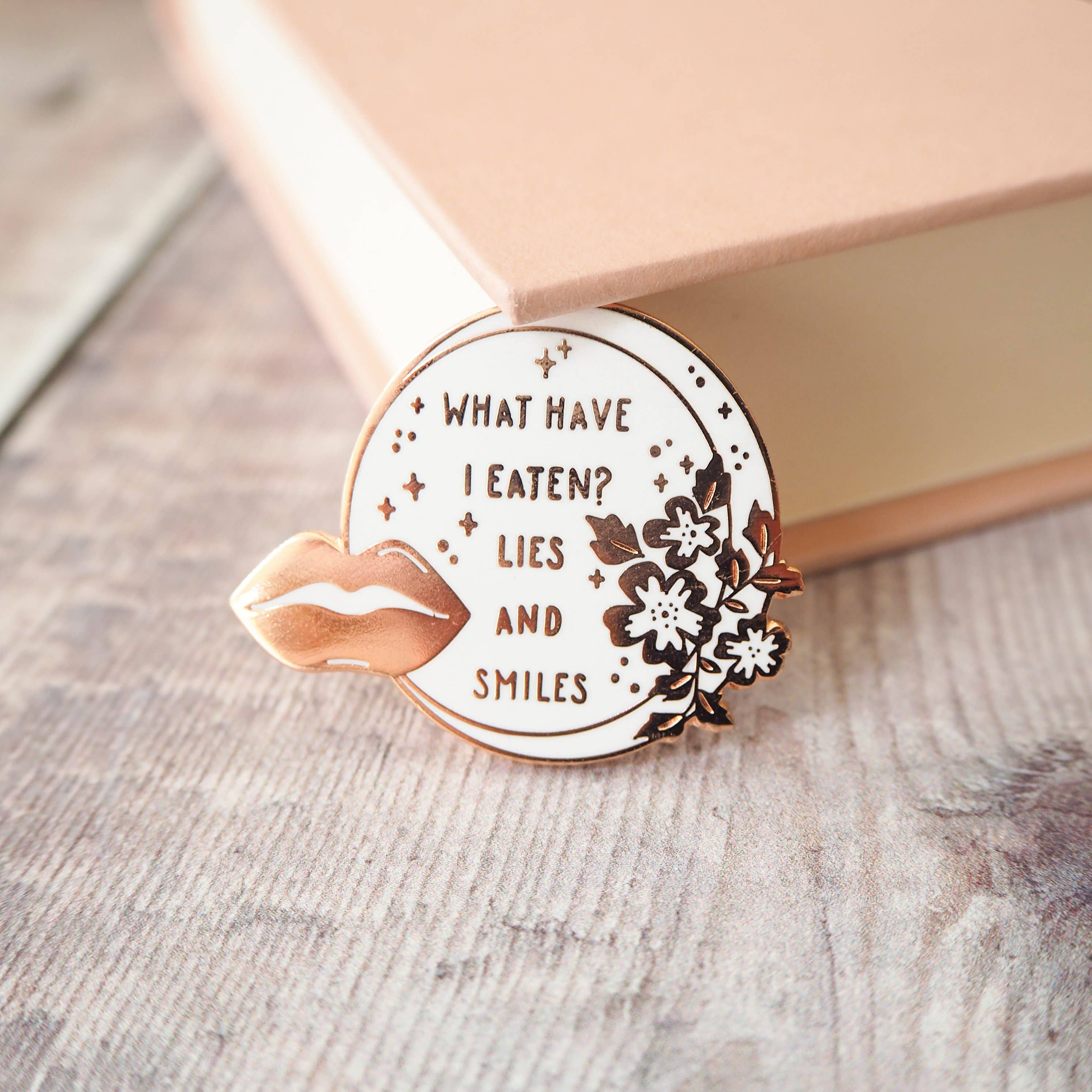 Sylvia Plath Enamel Pin Badge