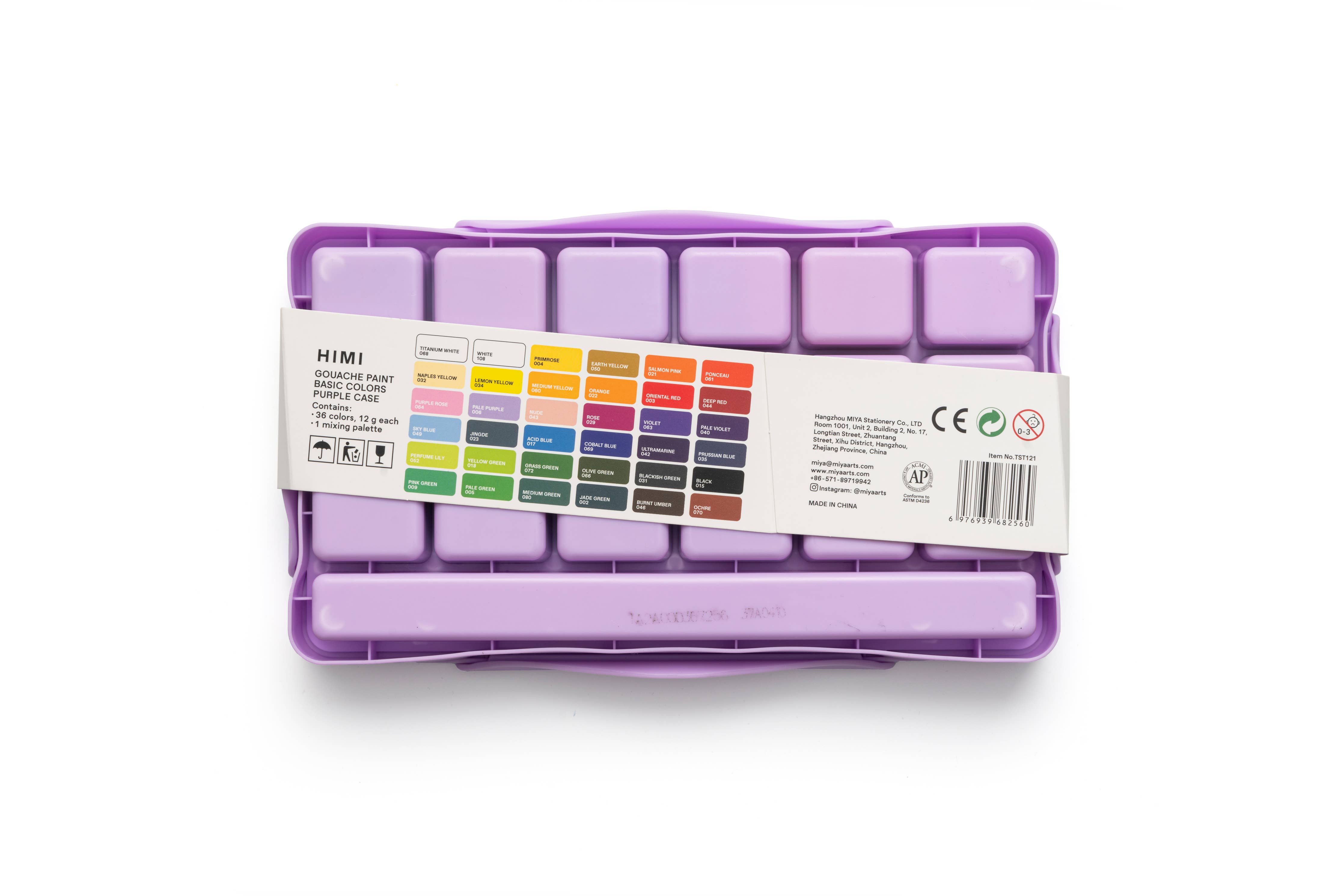 Twin Cup Gouache Paint Set (36 Colours)