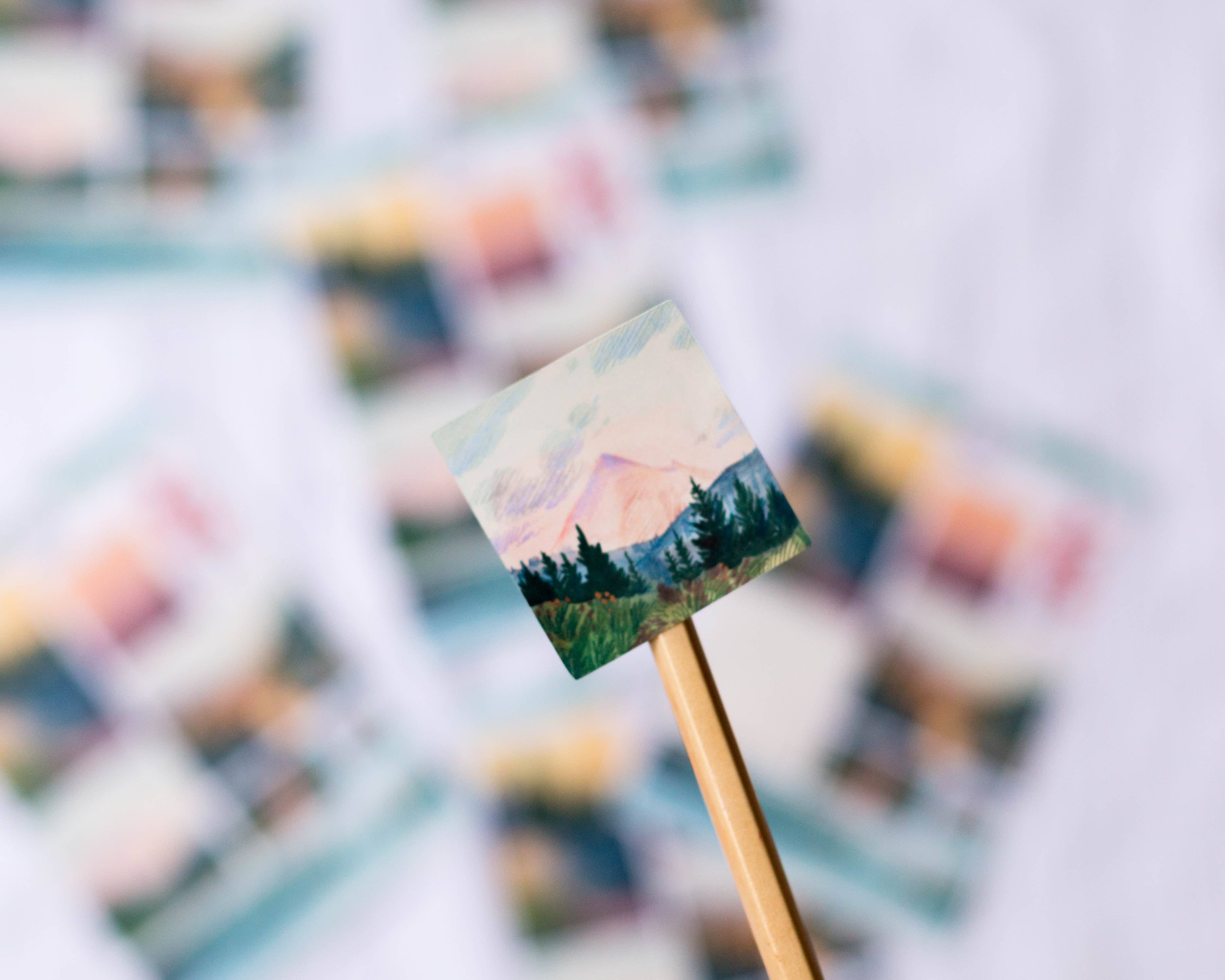 Forest Landscapes Sticker Sheet