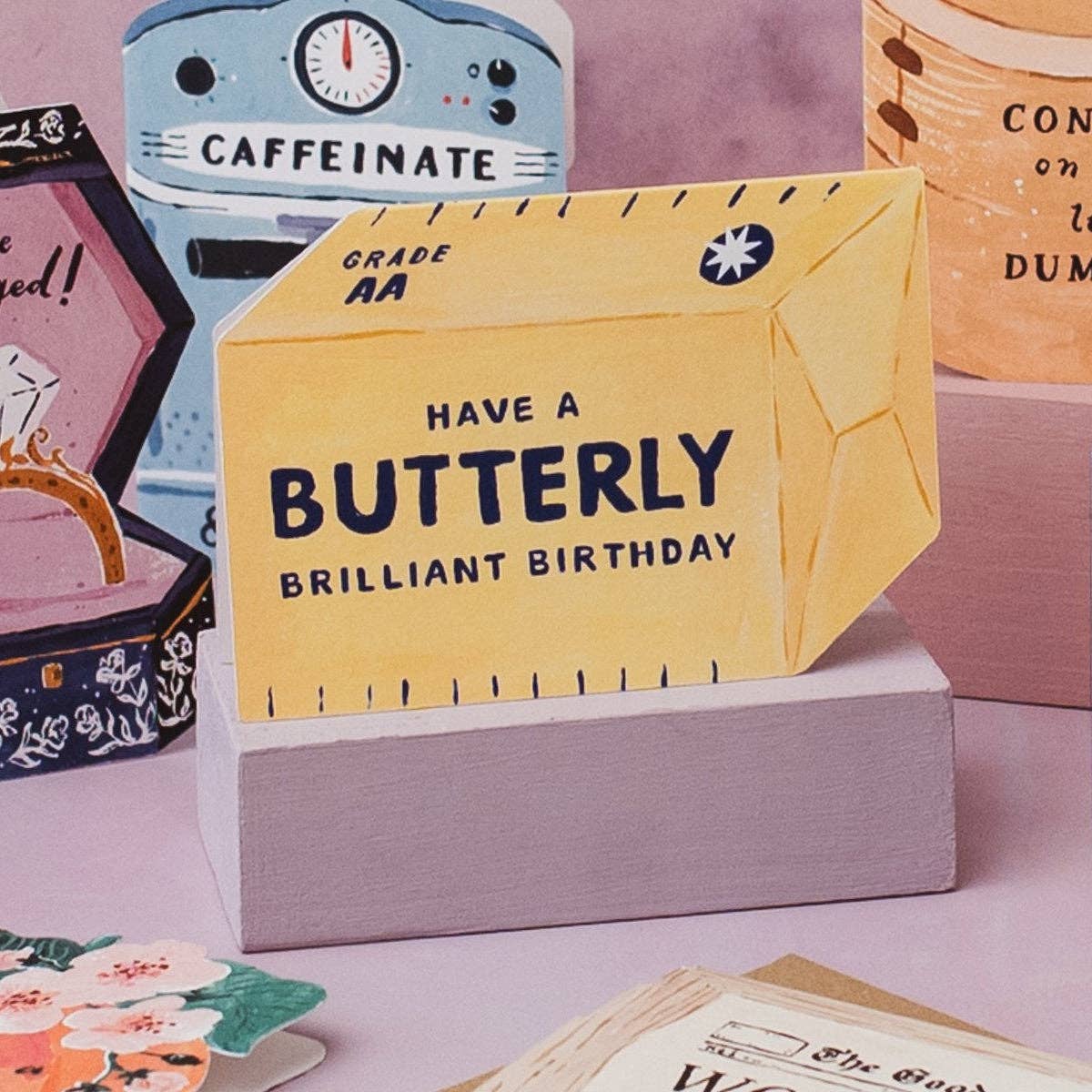 Butter Birthday Card