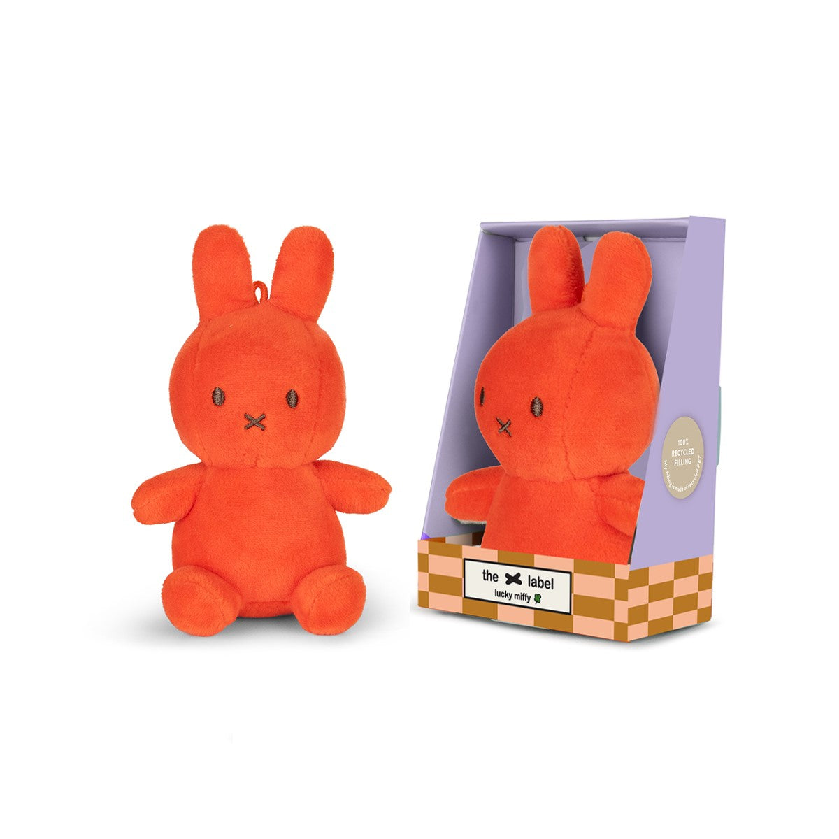 Lucky Miffy Box in Bright Coral