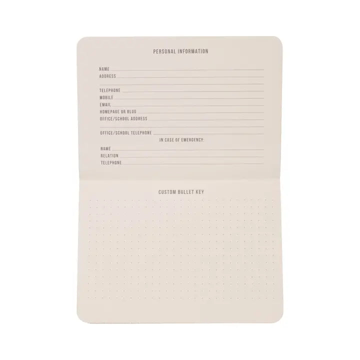 Standard Issue Pocket Journal - Cobalt & Citron