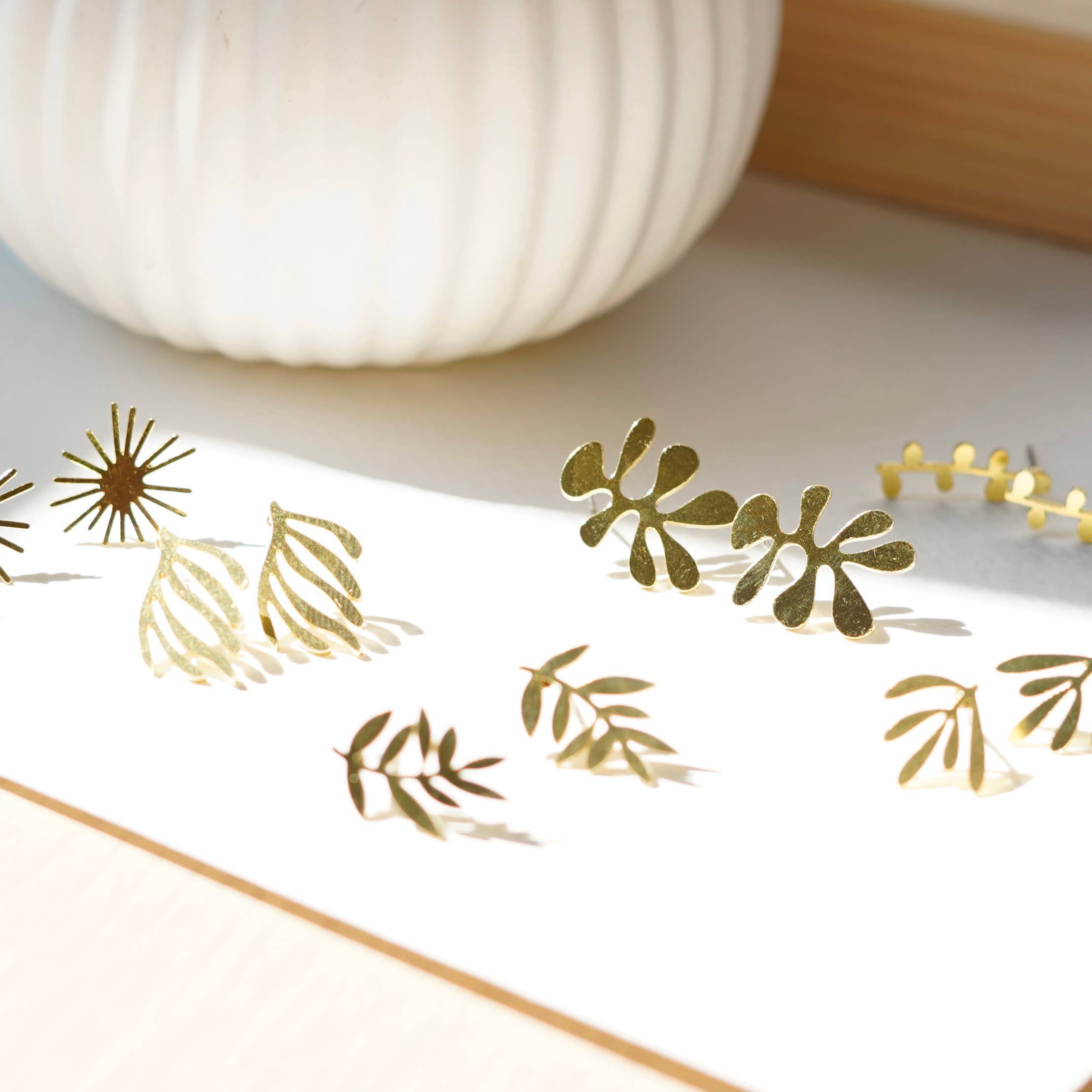 Sunburst Stud Earrings