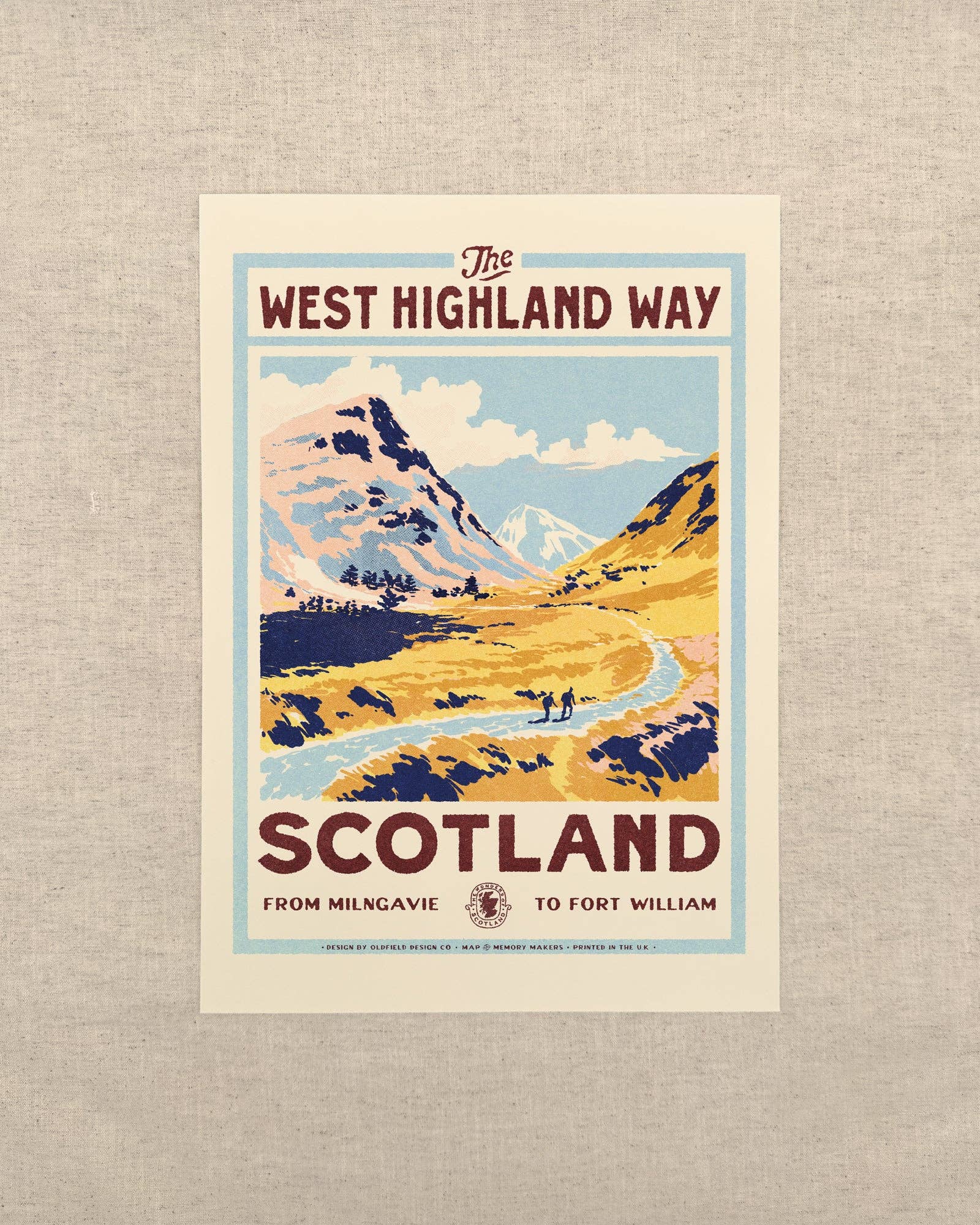 The West Highland Way A4 Print