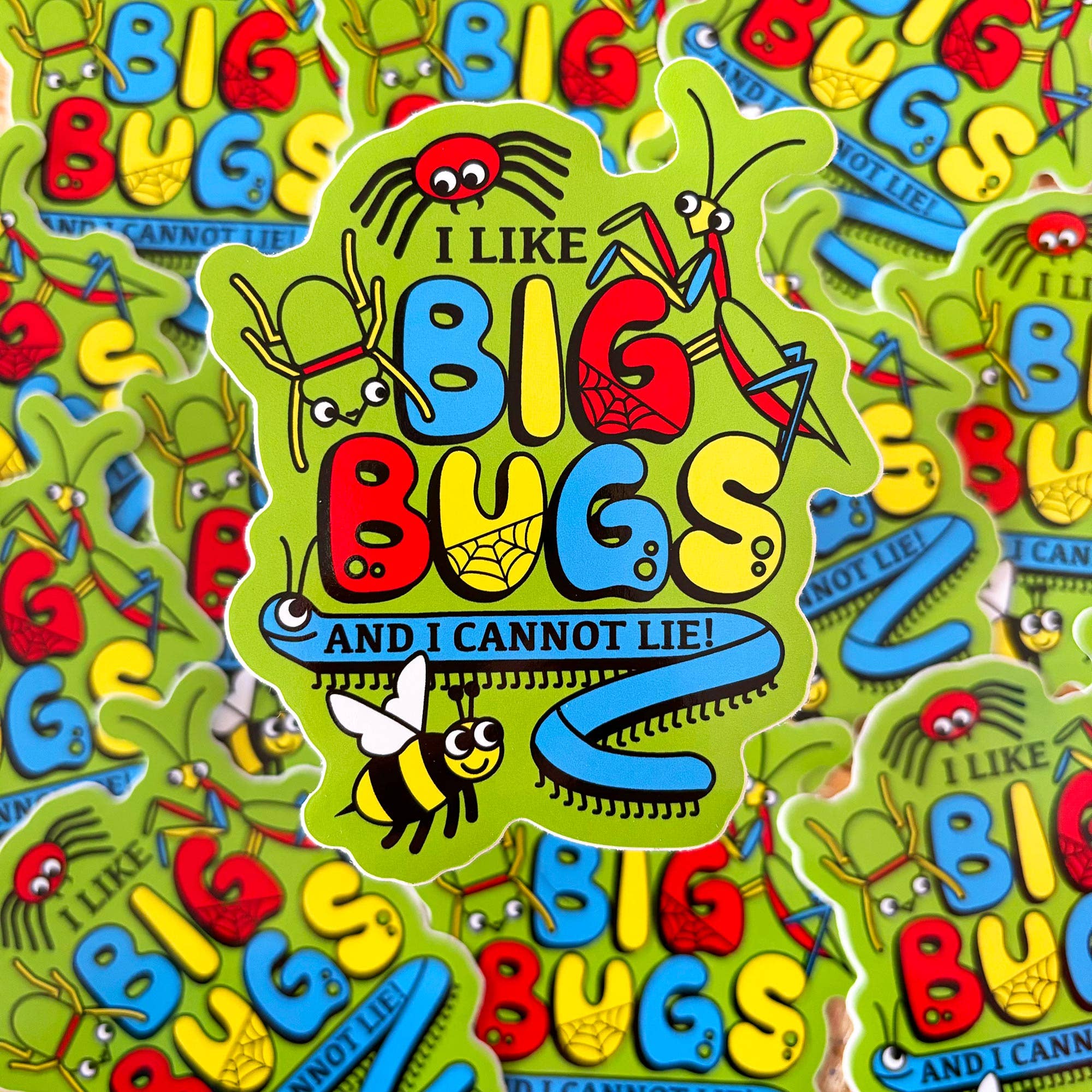 I Like Big Bugs Vinyl Sticker