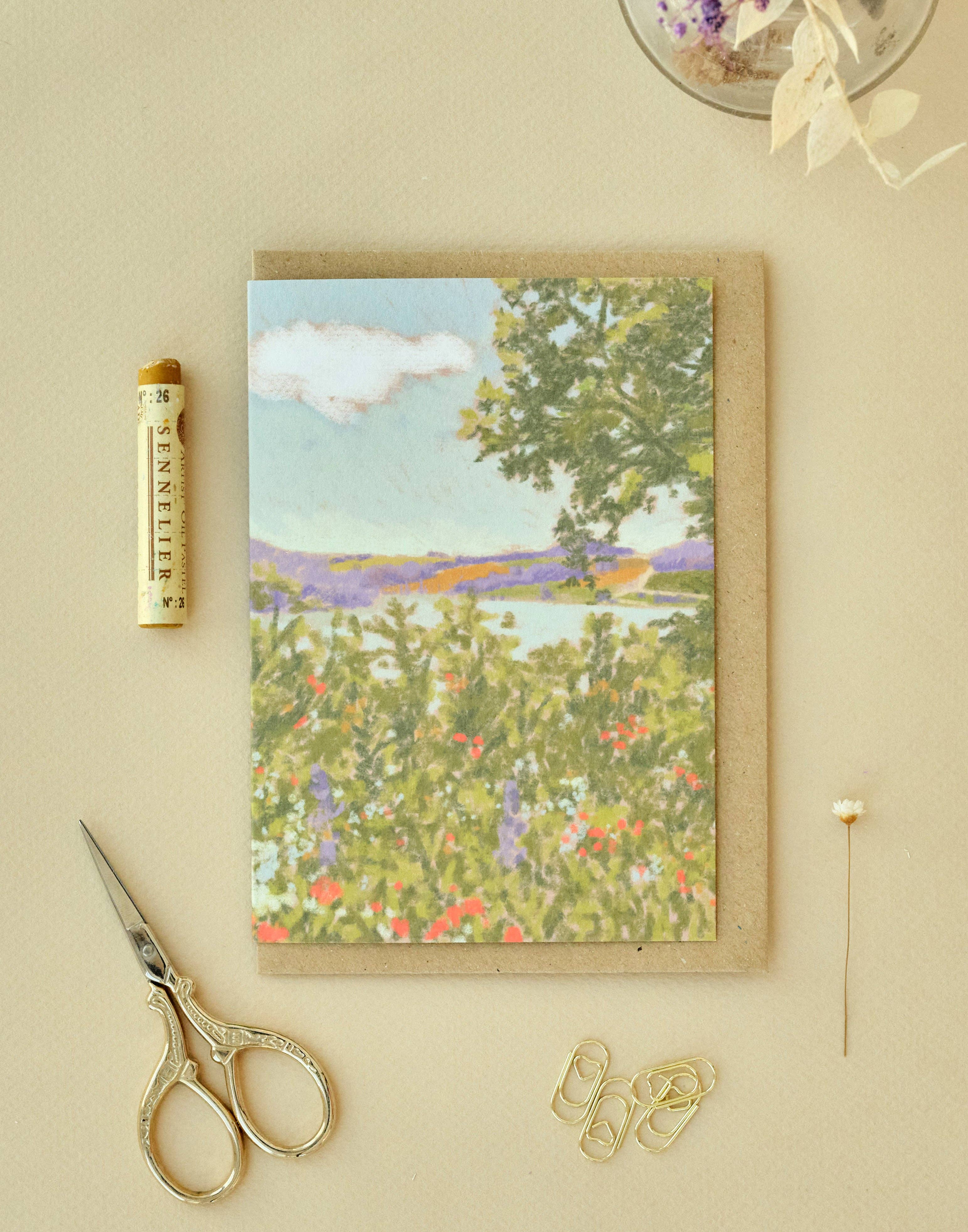 Monpardiac Landscape Blank Card