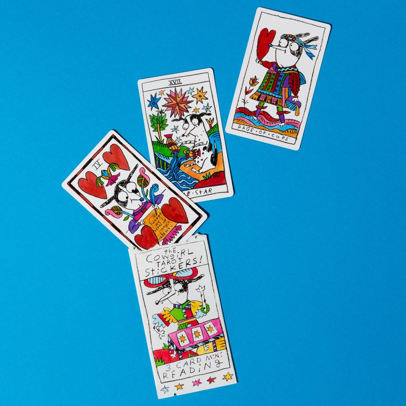 Cowgirl Tarot Sticker Pack