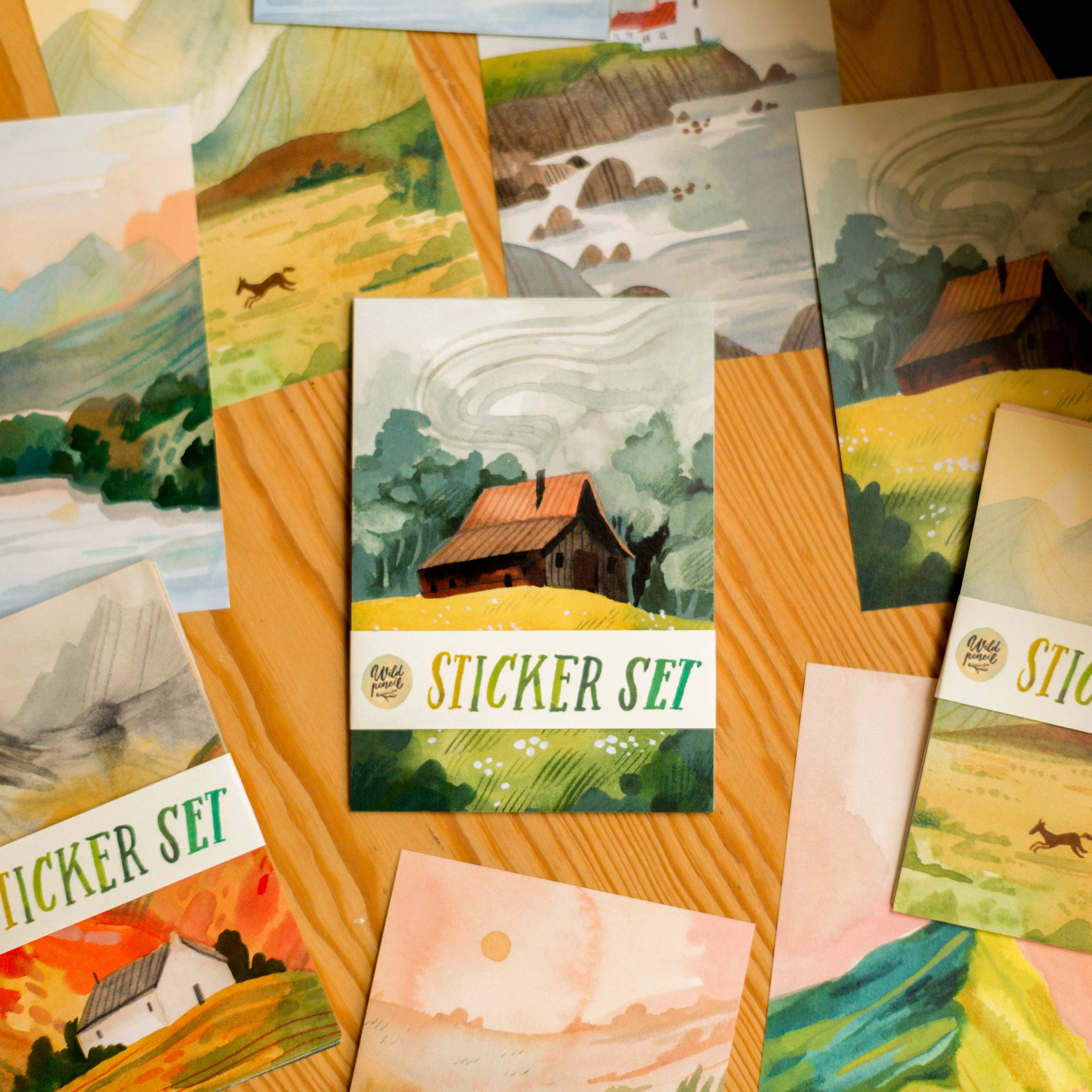 Landscapes Sticker Set