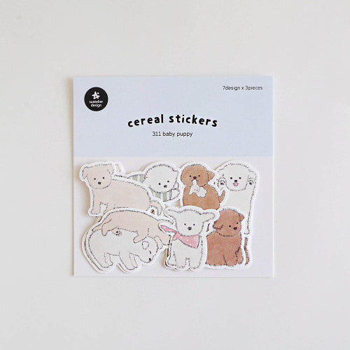 Suatelier Cereal Sticker - Baby Puppy