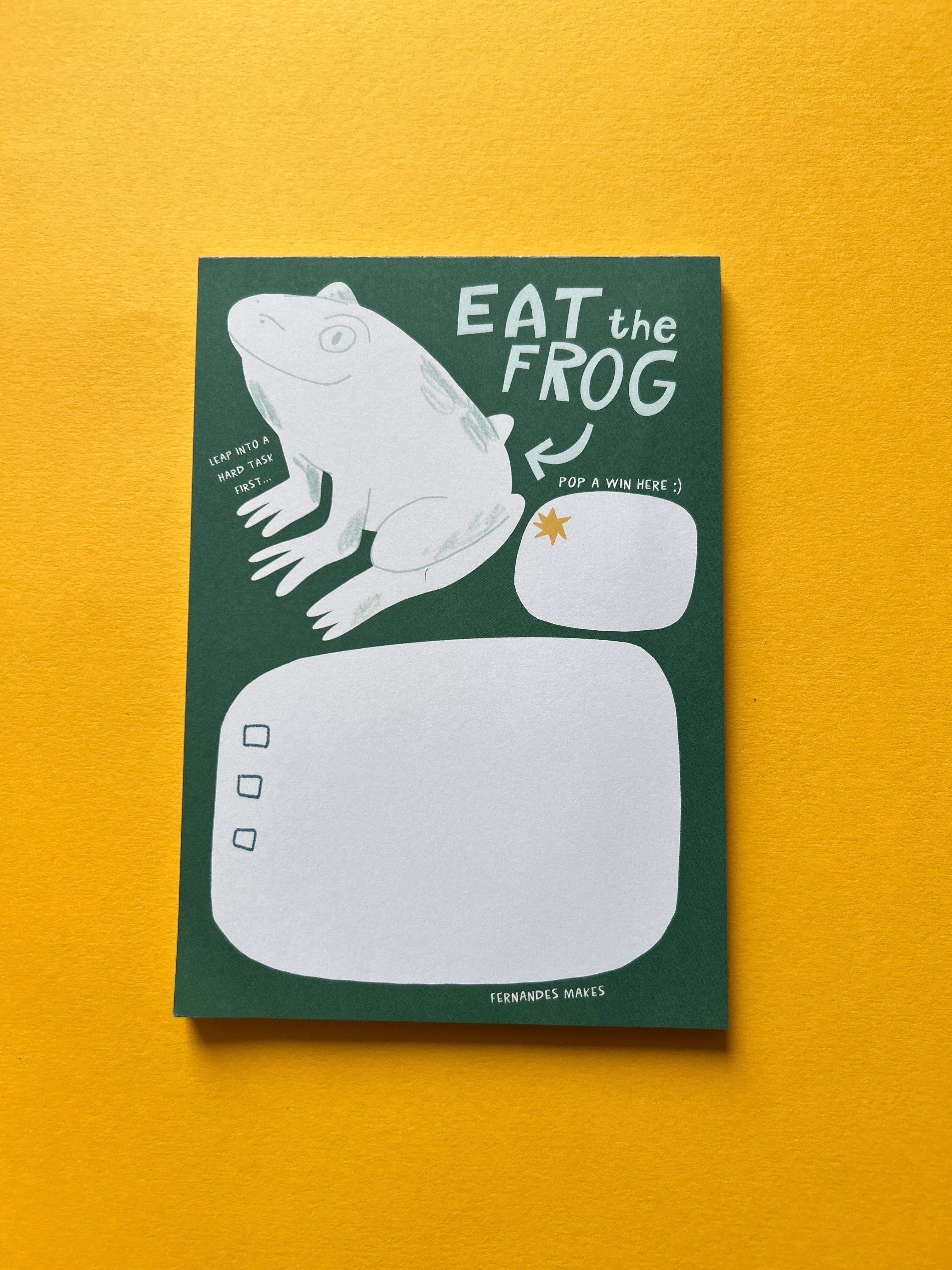 Eat The Frog Notepad - A5