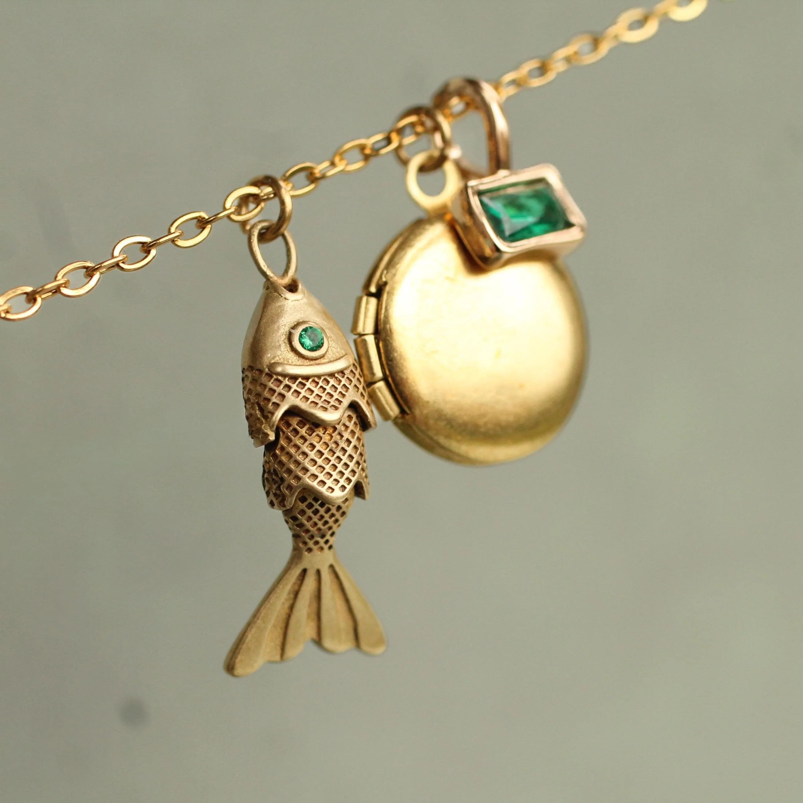 Moving Fish Locket