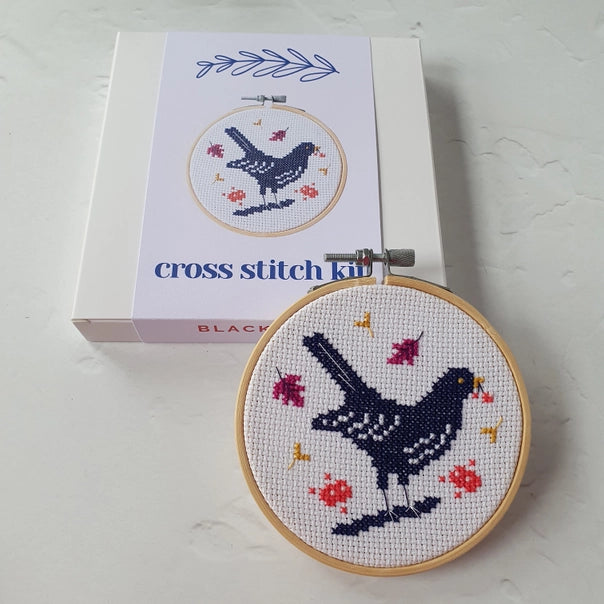 Blackbird Cross Stitch Kit