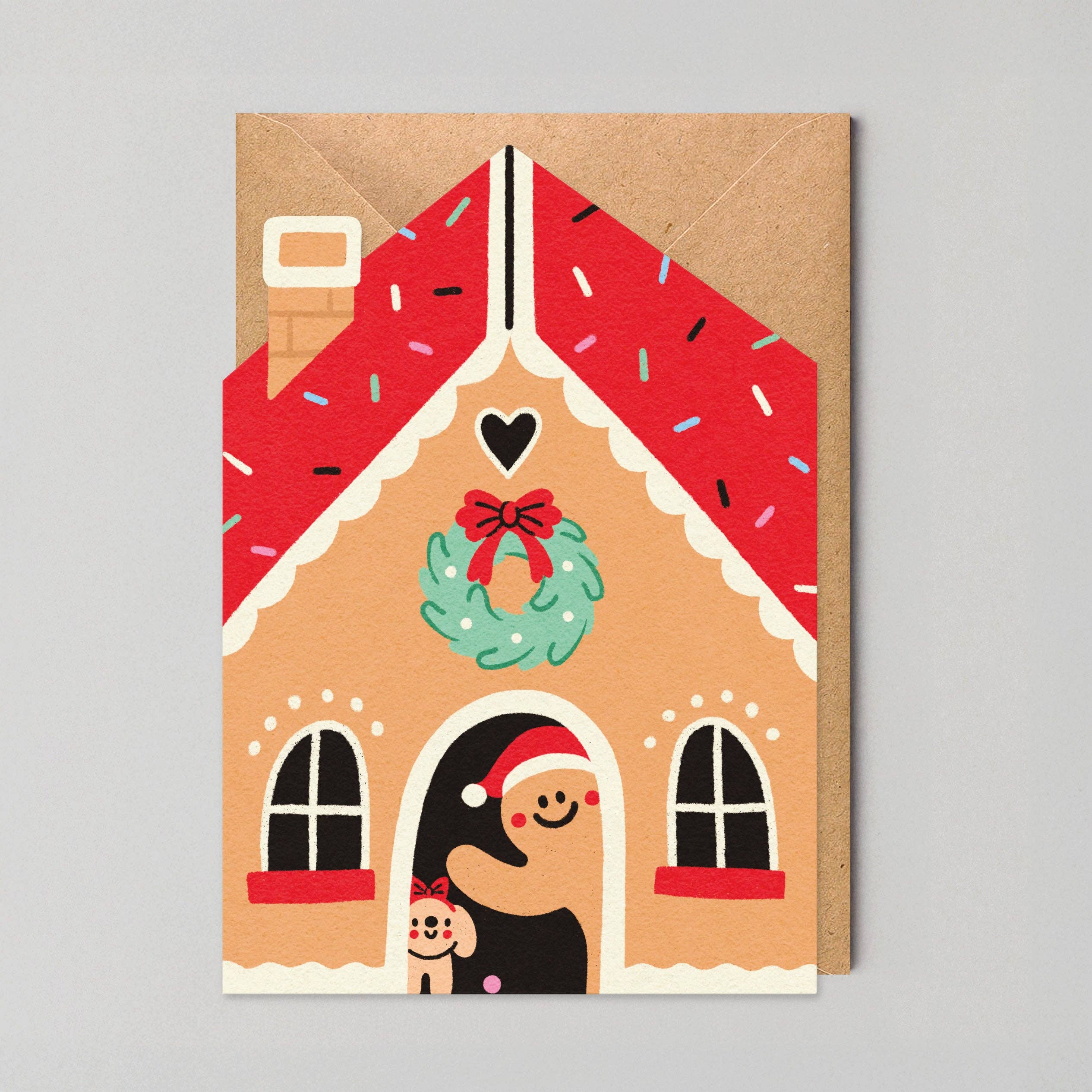 Gingerbread House Christmas Card