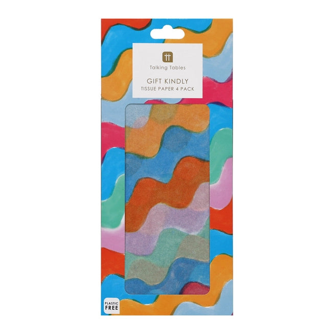 Gift Kindly Tissue Paper - Wavy