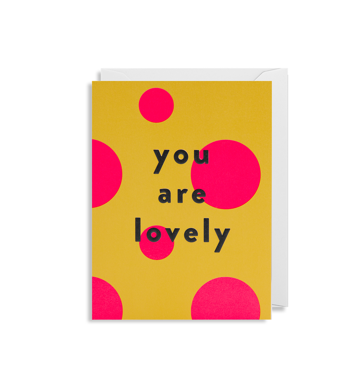 You Are Lovely Blank Mini Card