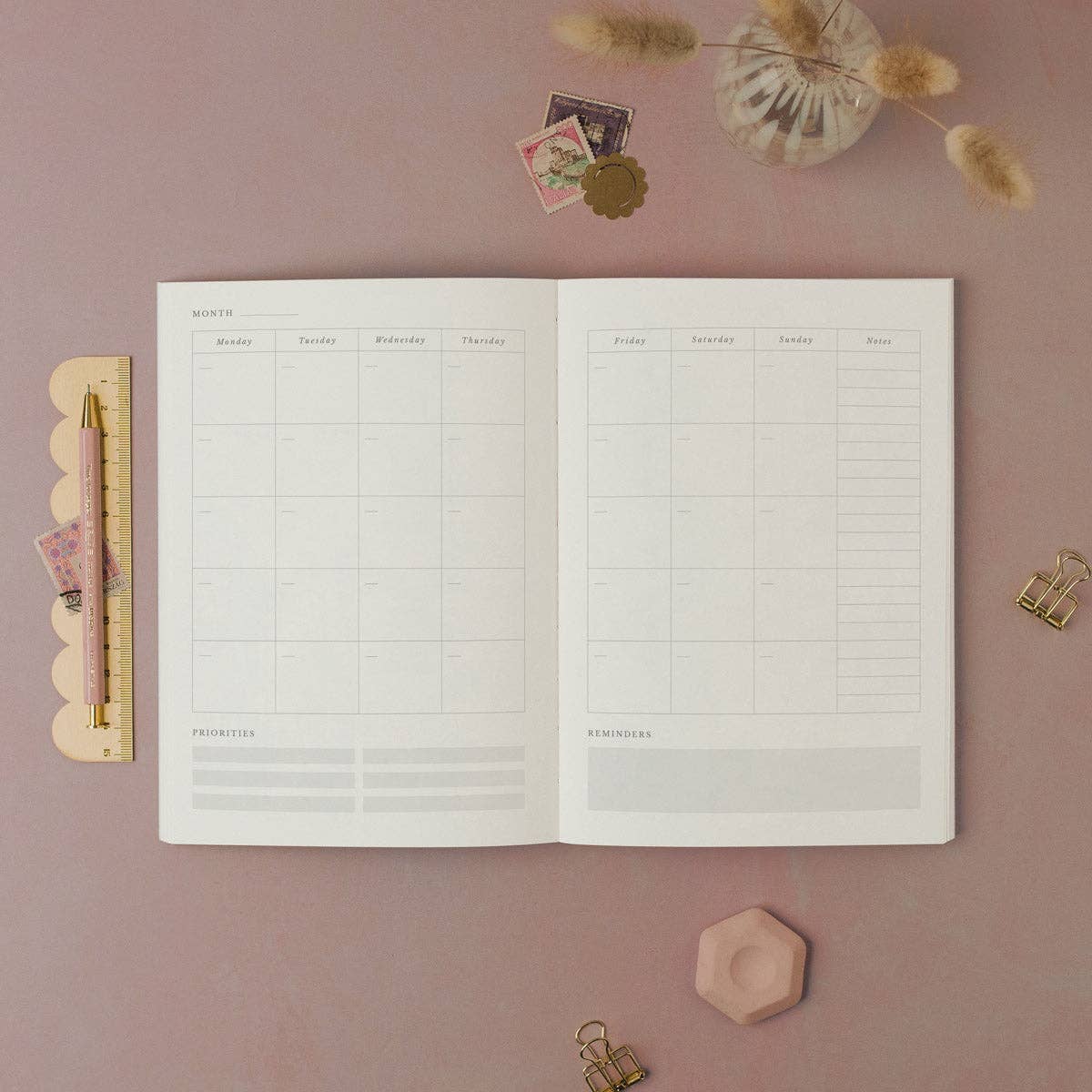 Nurture Botanical Weekly Planner