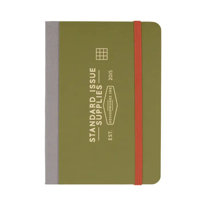Standard Issue Pocket Journal - Army Green & Chili