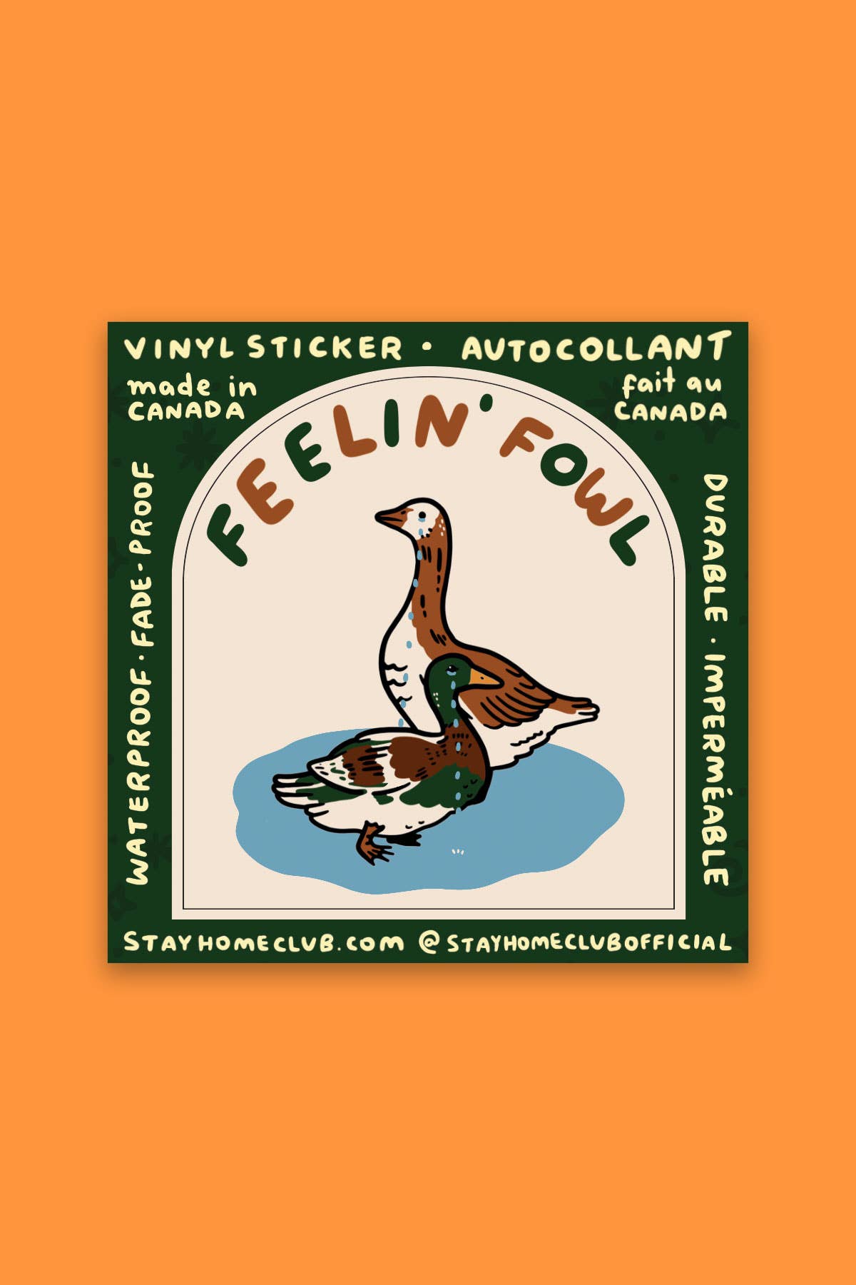 Fowl Sticker Vinyl Sticker