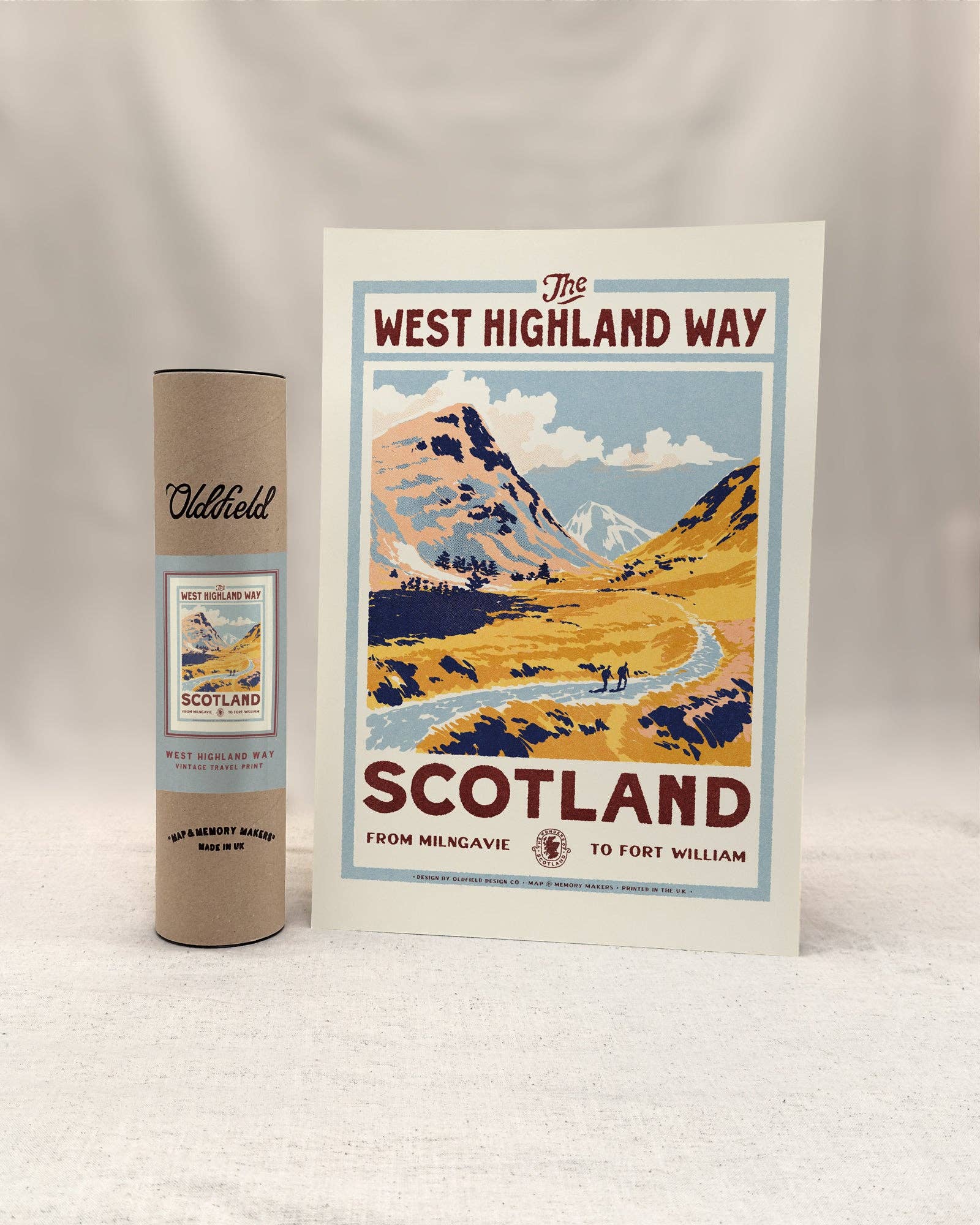 The West Highland Way A4 Print