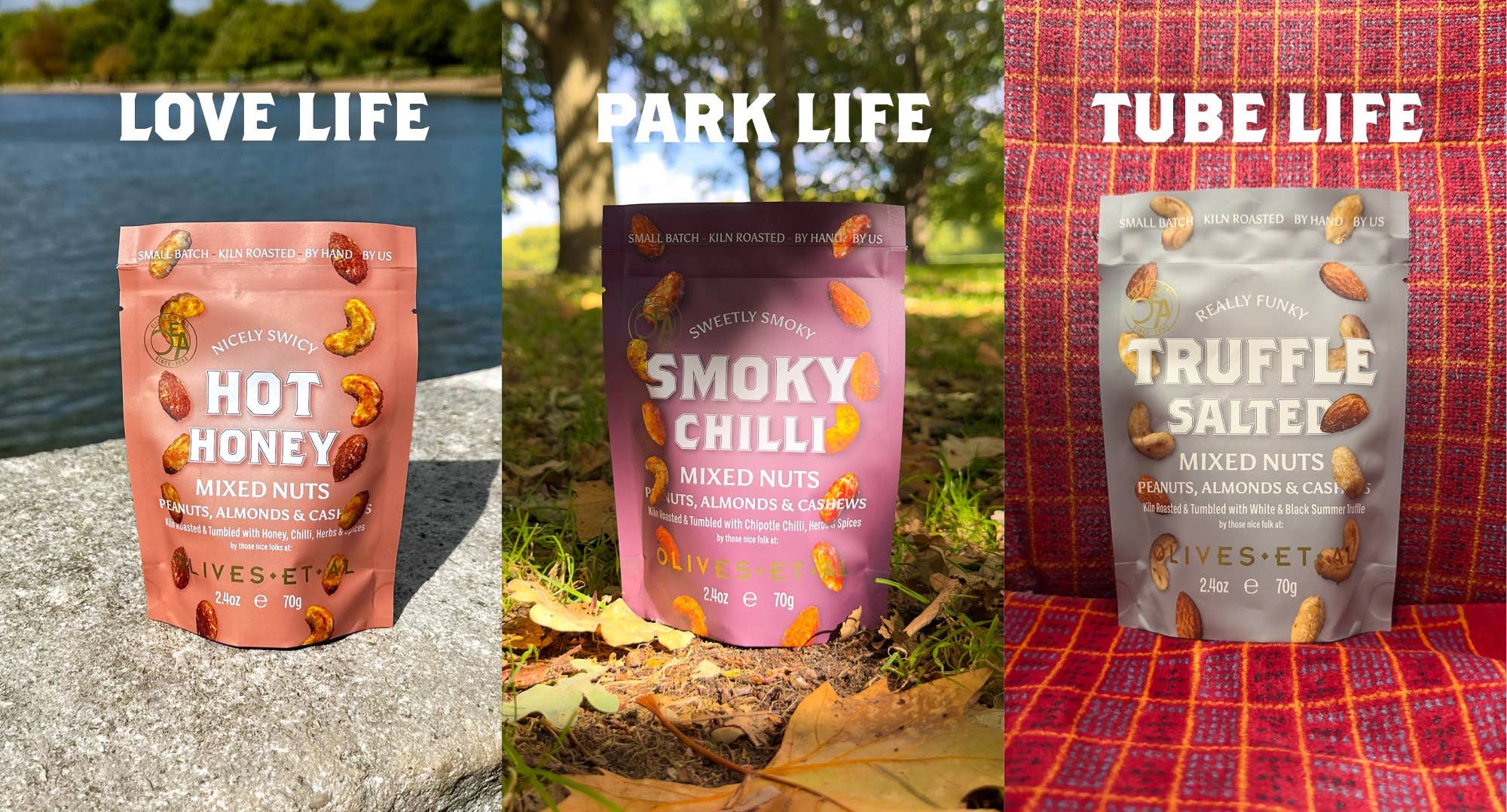 Smoky Chipotle Chill Mixed Kiln Roasted Nuts in Pouch