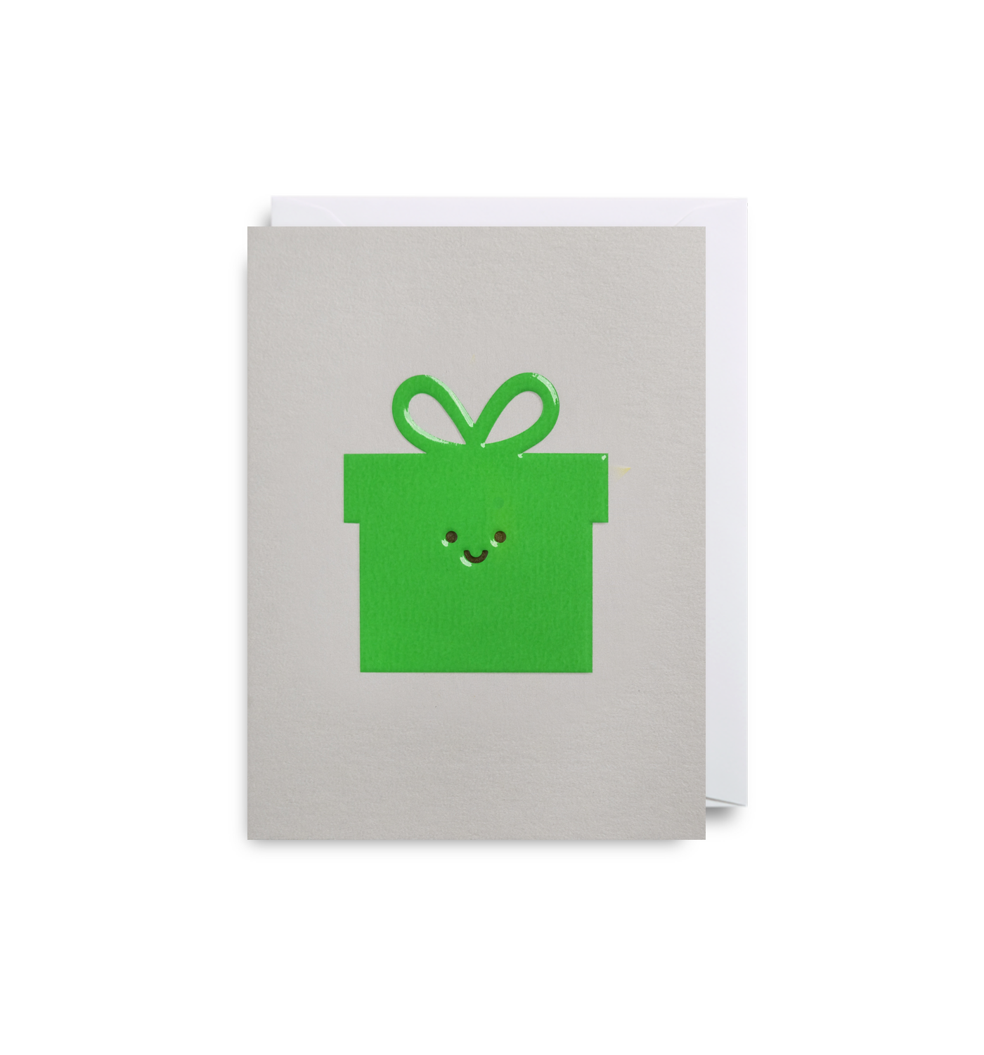 Little Green Present Mini Card