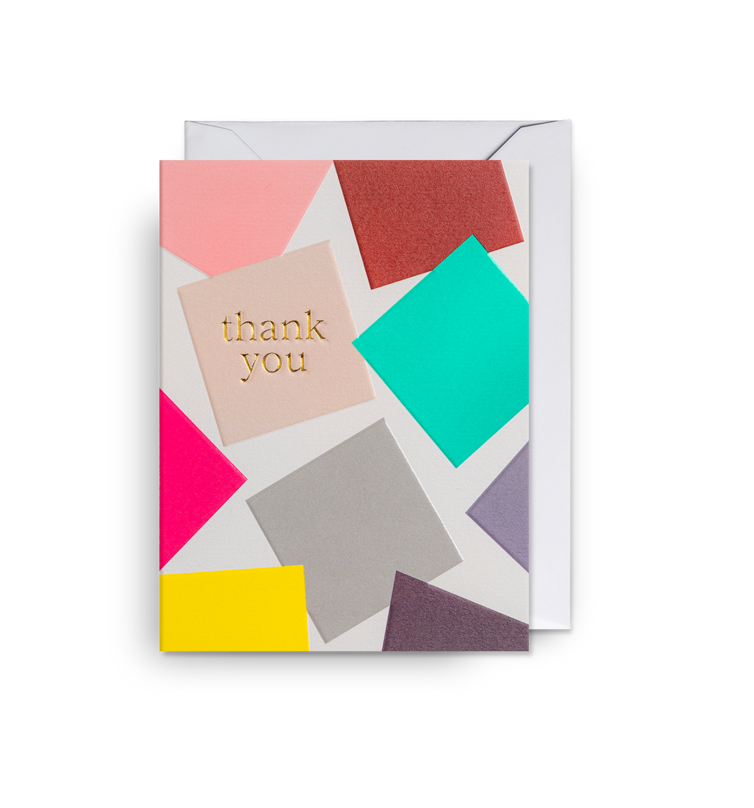 Geometric Shapes Thank You Mini Card