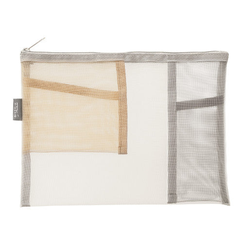 Mesh Pen & Tool Pouch - Grey