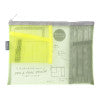Mesh Pen & Tool Pouch - Yellow Green