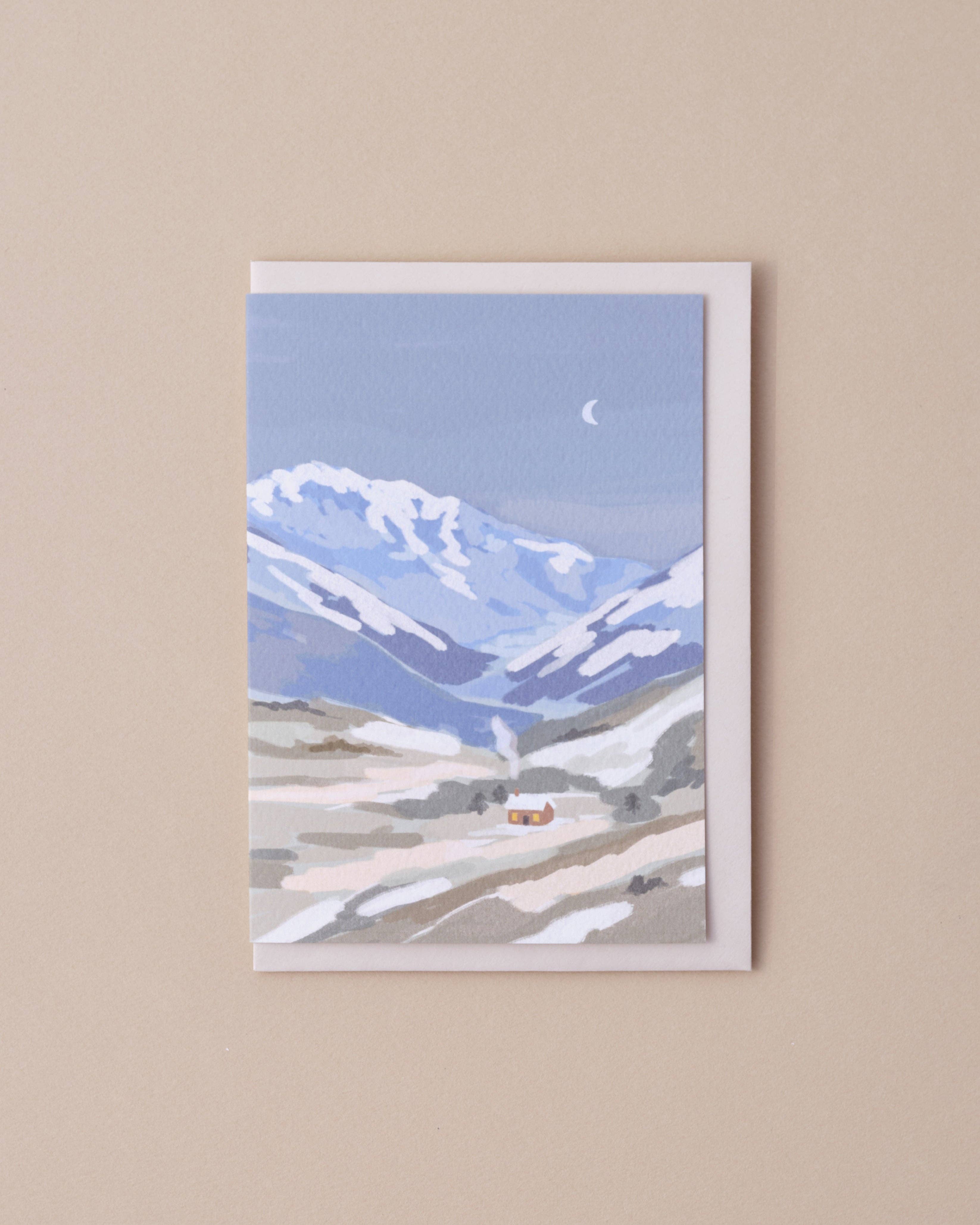 House in the Hills Blank Card