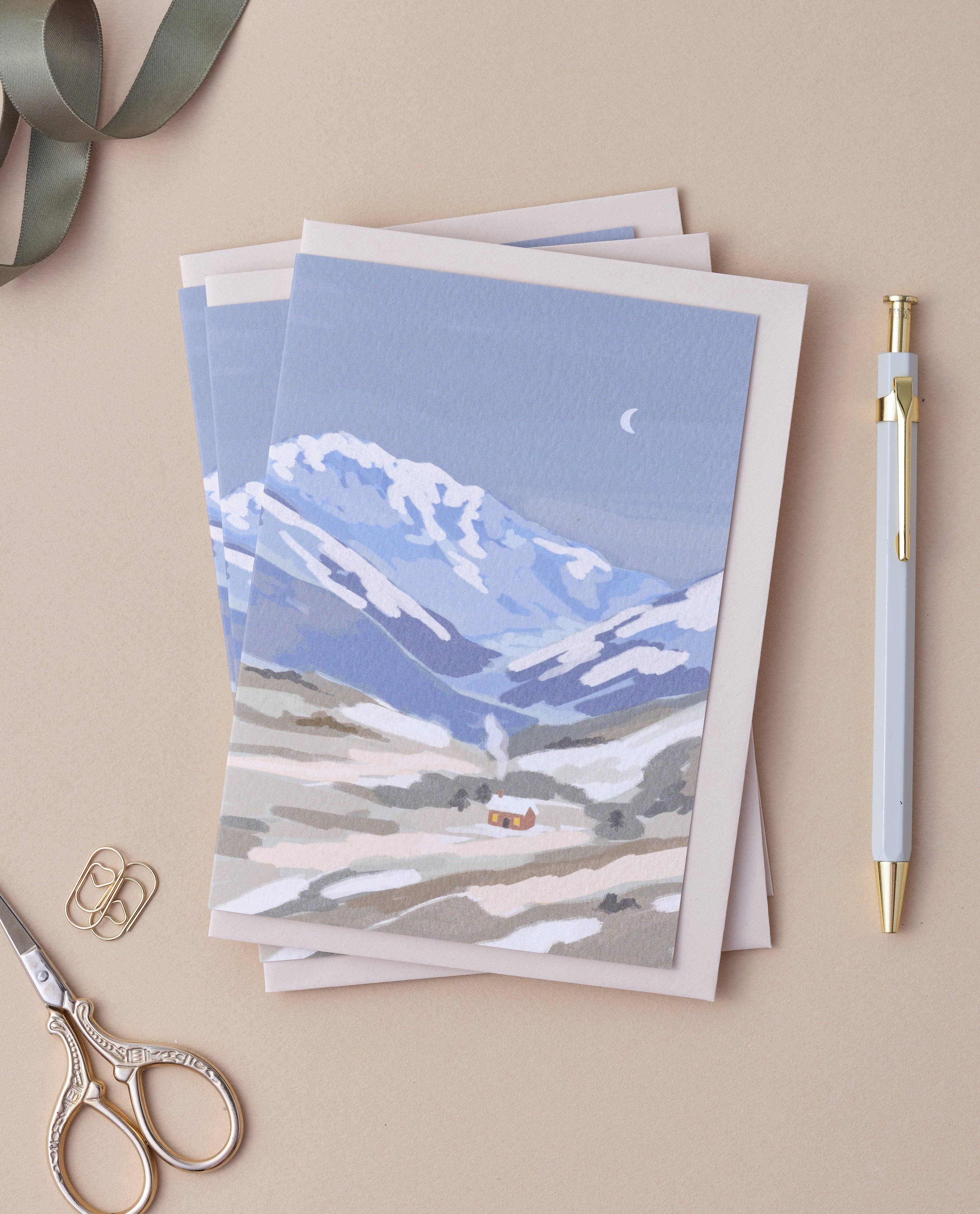 House in the Hills Blank Card