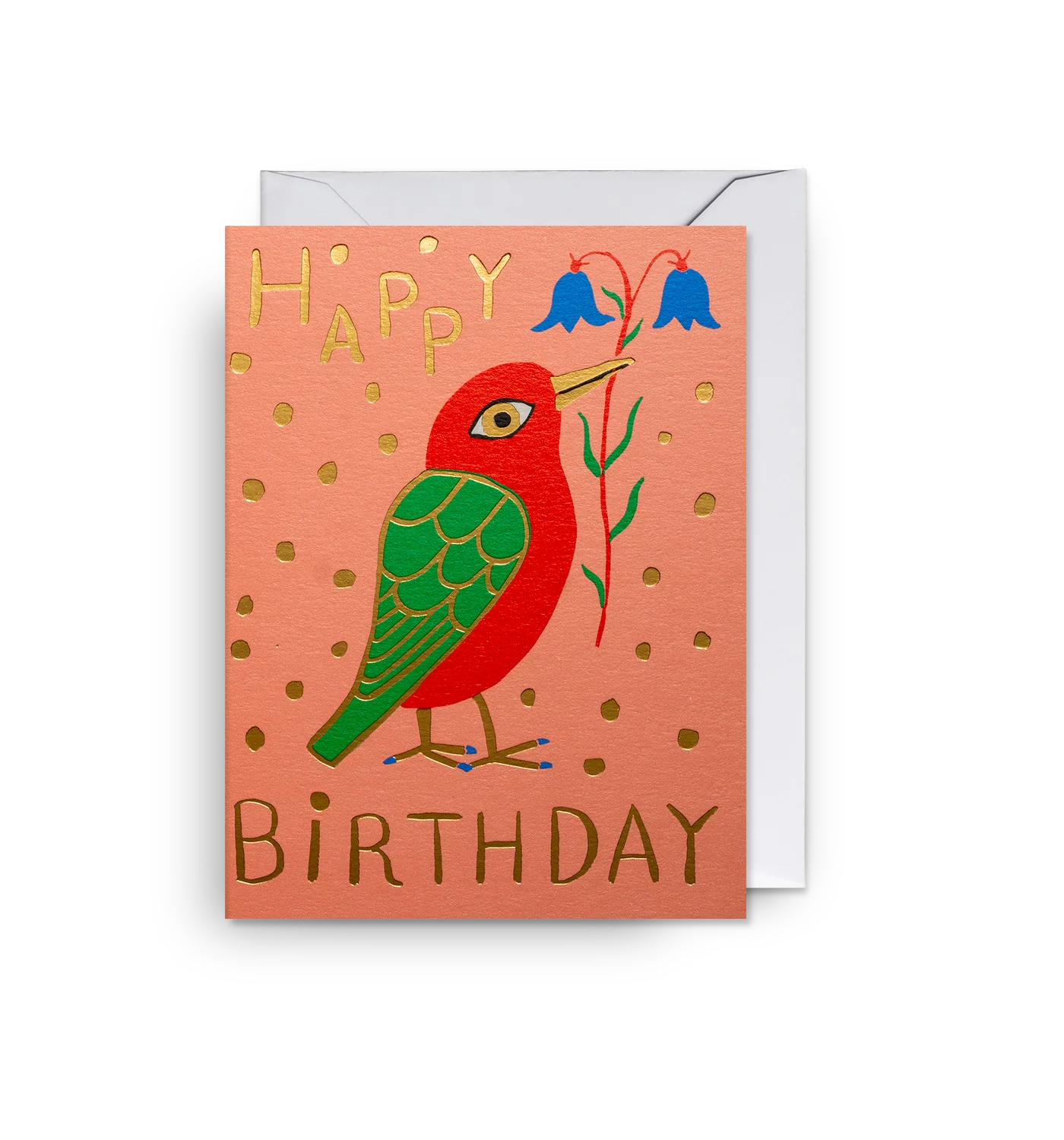 Bluebell Bird Mini Card