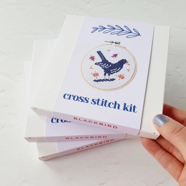 Blackbird Cross Stitch Kit