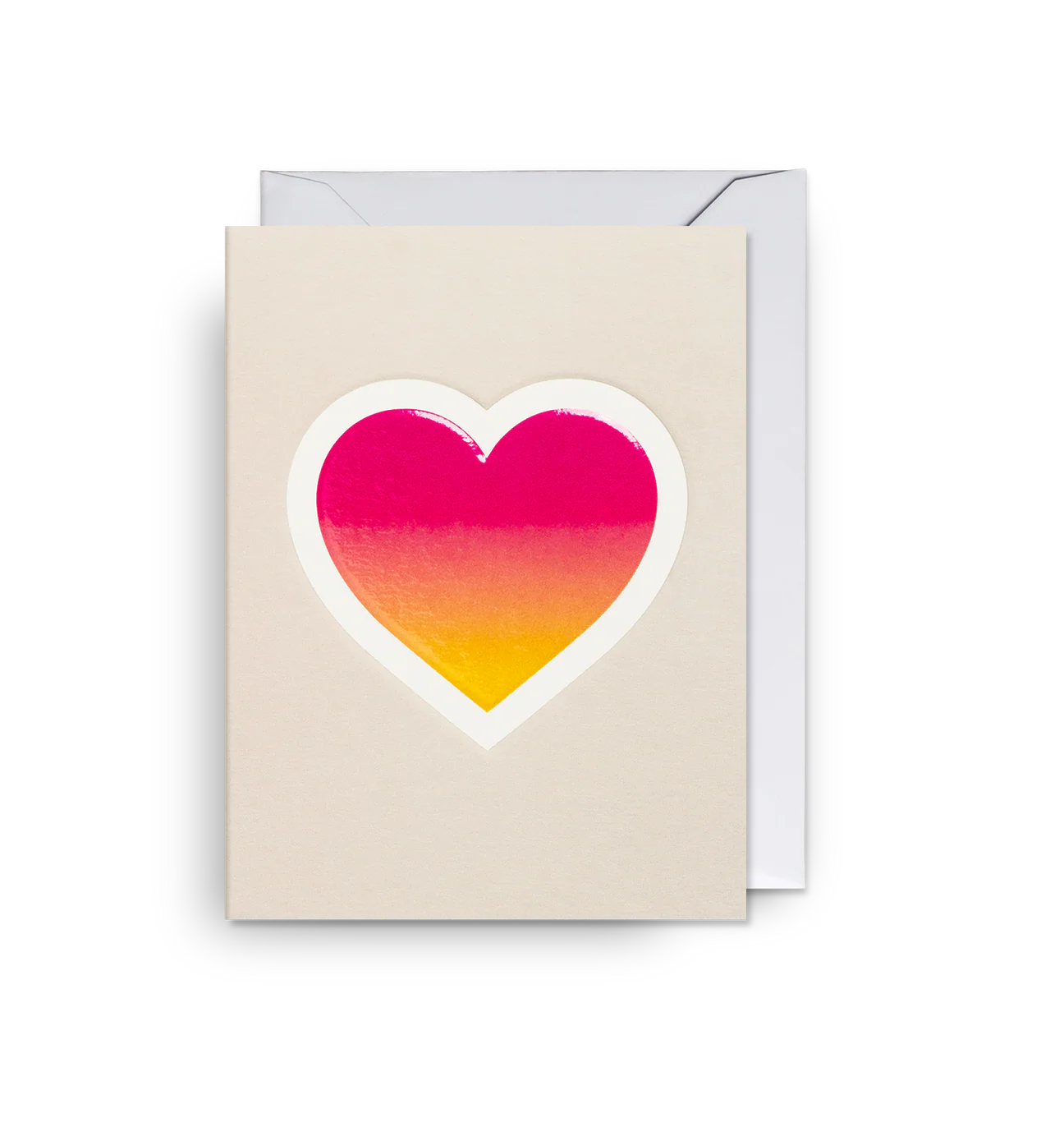 Sunset Heart Mini Card