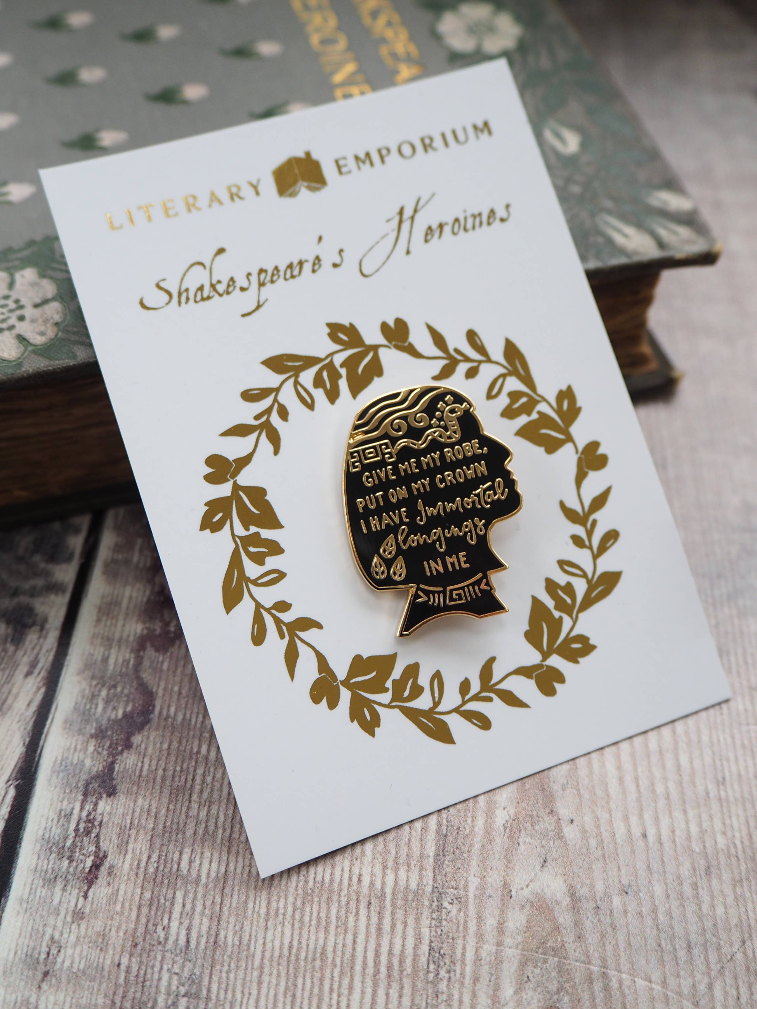 Cleopatra Enamel Pin Badge