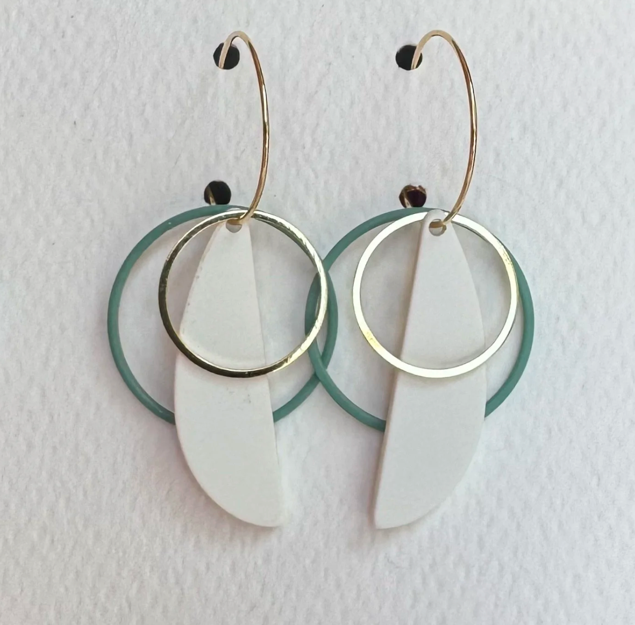 Double Hoop Hoops - Mint